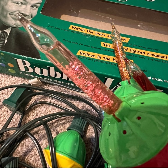 Vintage Glitter Bubble Lights - Picture 4 of 6